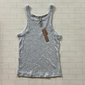 NWT SKIMS Threadbare Tank - Light Heather Grey - XS